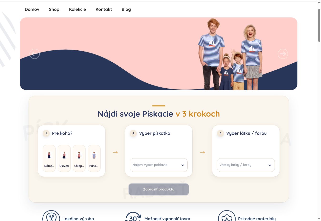 Live finder Pískacie s voľbou pre koho, pískatka a látky alebo farby